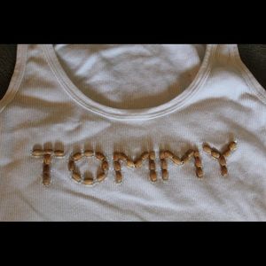 White Tommy Hilfiger tank top
